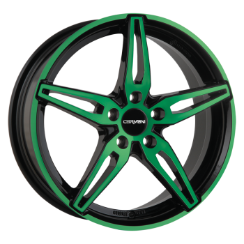 CARMANI 15 Oskar 6,5x16 5x114,3 ET45 72,6 neon green polish