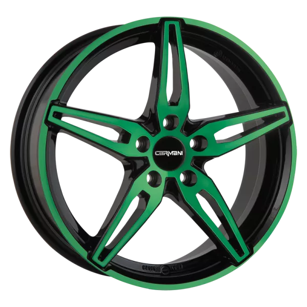 CARMANI 15 Oskar 6,5x16 5x112 ET33 57,1 neon green polish